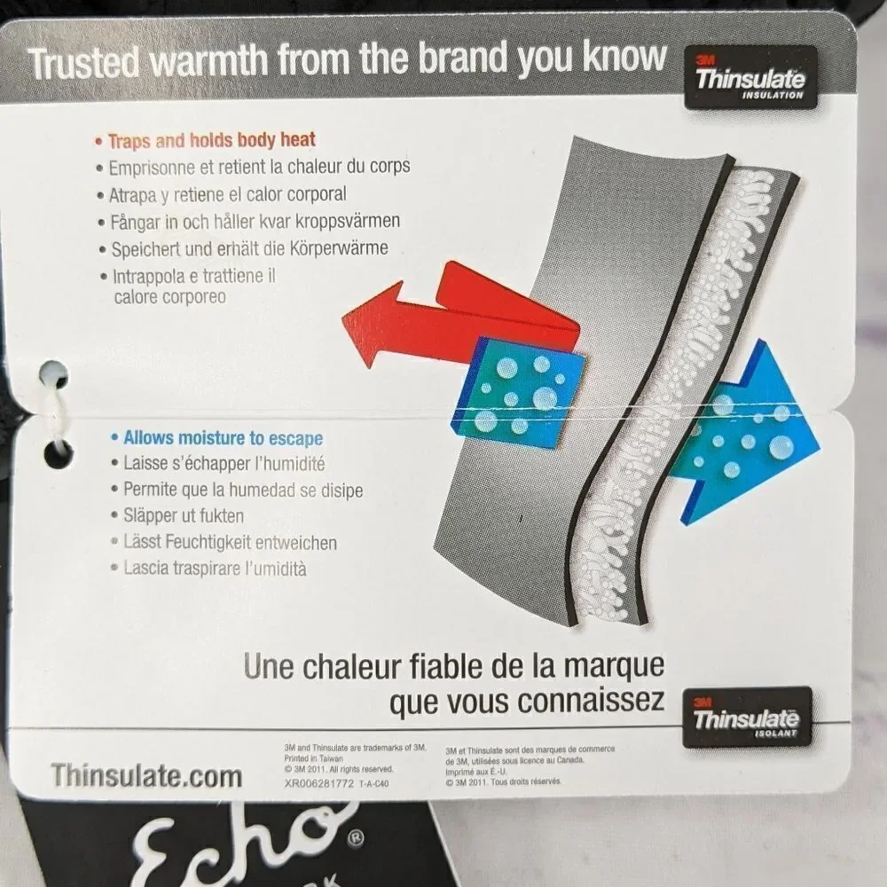 Echo Water-Repellant 3M Thinsulate Gloves